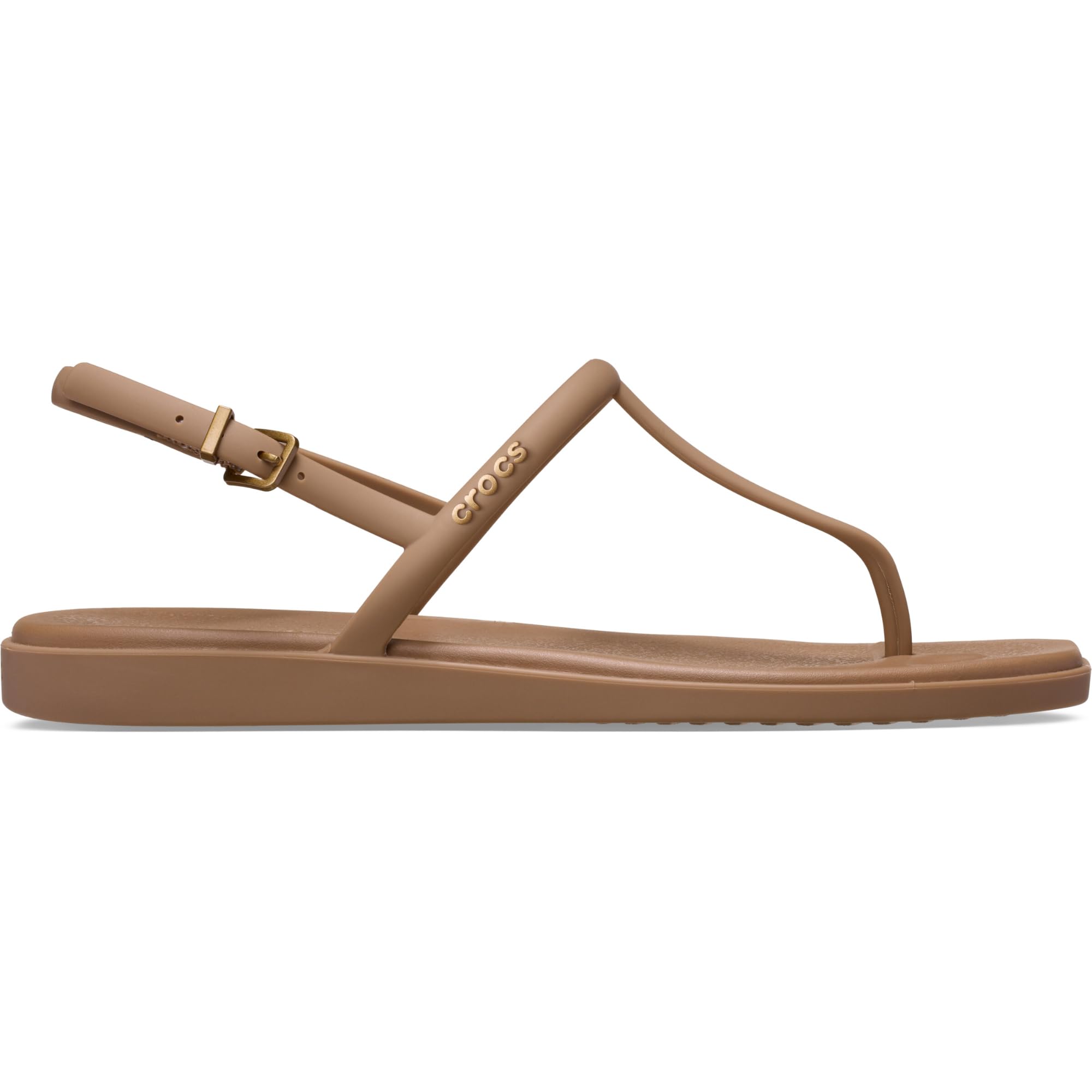 Crocs Women's Miami Thong Sandal Milk Chocolate 4 Medium