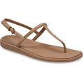 Crocs Women's Miami Thong Sandal Milk Chocolate 4 Medium