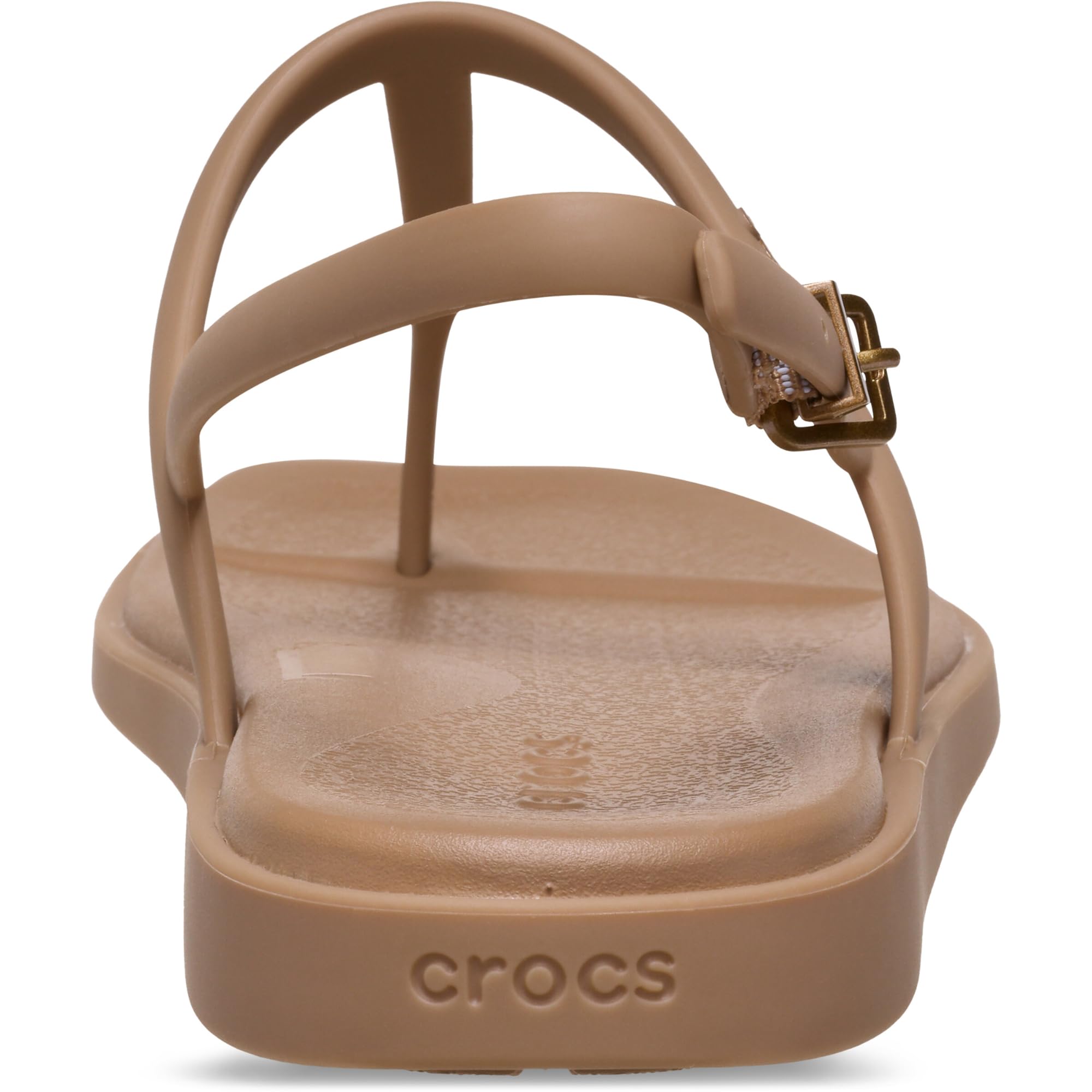 Crocs Women's Miami Thong Sandal Milk Chocolate 4 Medium