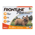 FRONTLINE Plus for Dogs Flea and Tick Treatment (Small Dog, 5-22 lbs.) 8 Doses (Orange Box)
