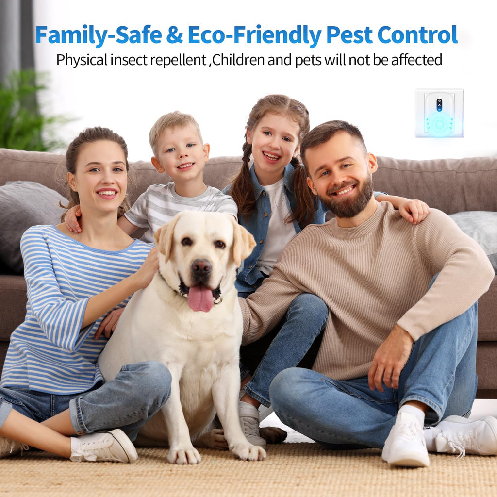 2026 Cvtayn Upgraded Ultrasonic Pest Repellent Indoor Repeller, Mouse Traps, Repellent Roach, Mouse, Bugs, Mosquito, Mice, Spider, Ant, Rodent Repellent Ultrasonic Plug in, 3 Mode Switching, 6 Packs