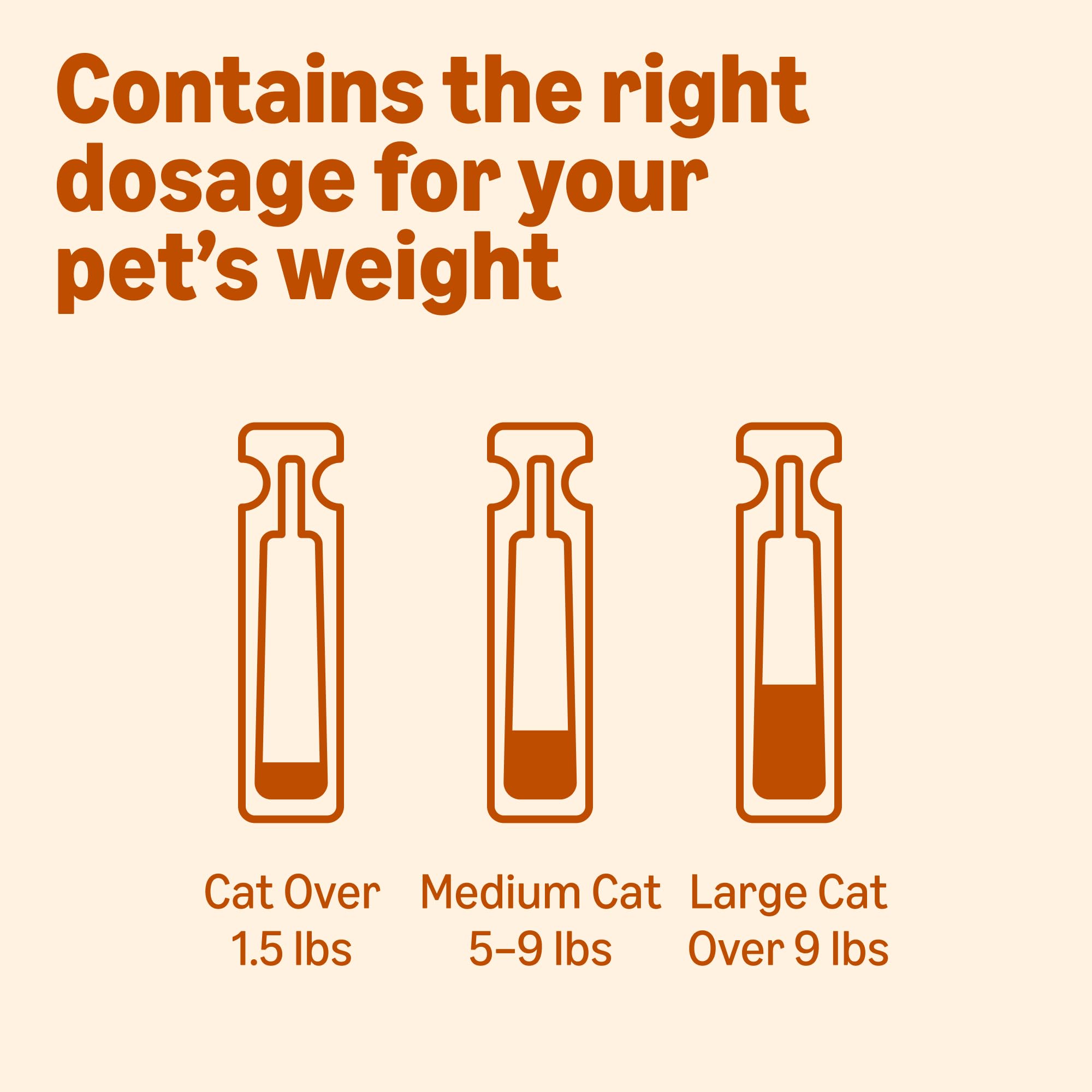 Amazon Basics Preventative Topical Flea Treatment and Control for Medium Cats (5-9 Pounds), Fast-Acting, Kills Fleas, Prevents Infestations, 6-Count