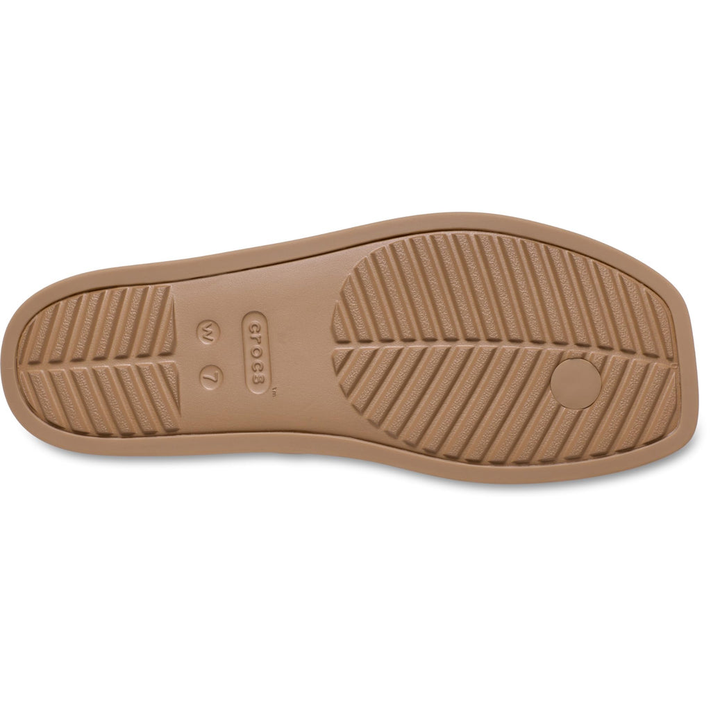 Crocs Women's Miami Thong Sandal Milk Chocolate 4 Medium