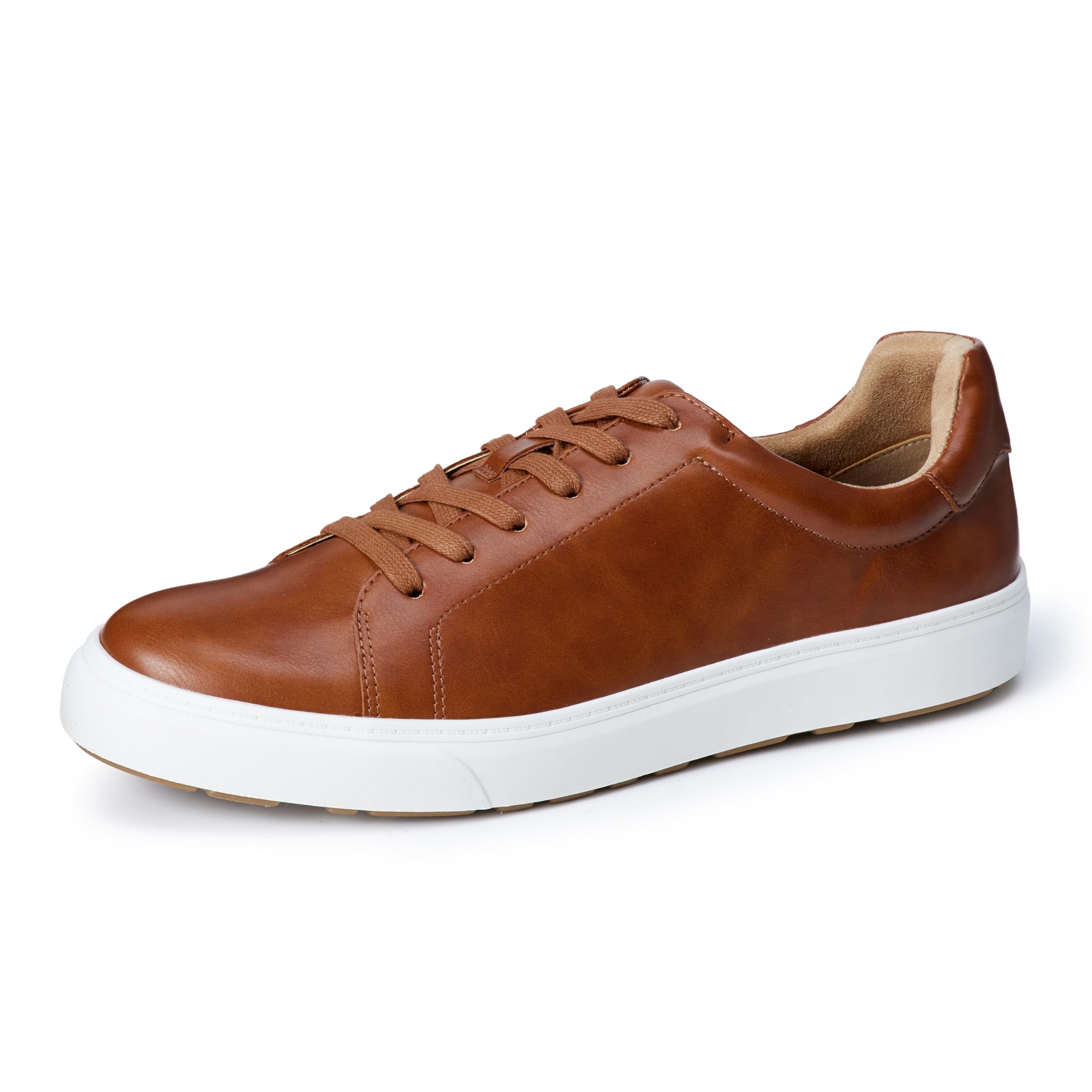 Amazon Essentials Men's Low Top Classic Sneakers, Tan, 10.5