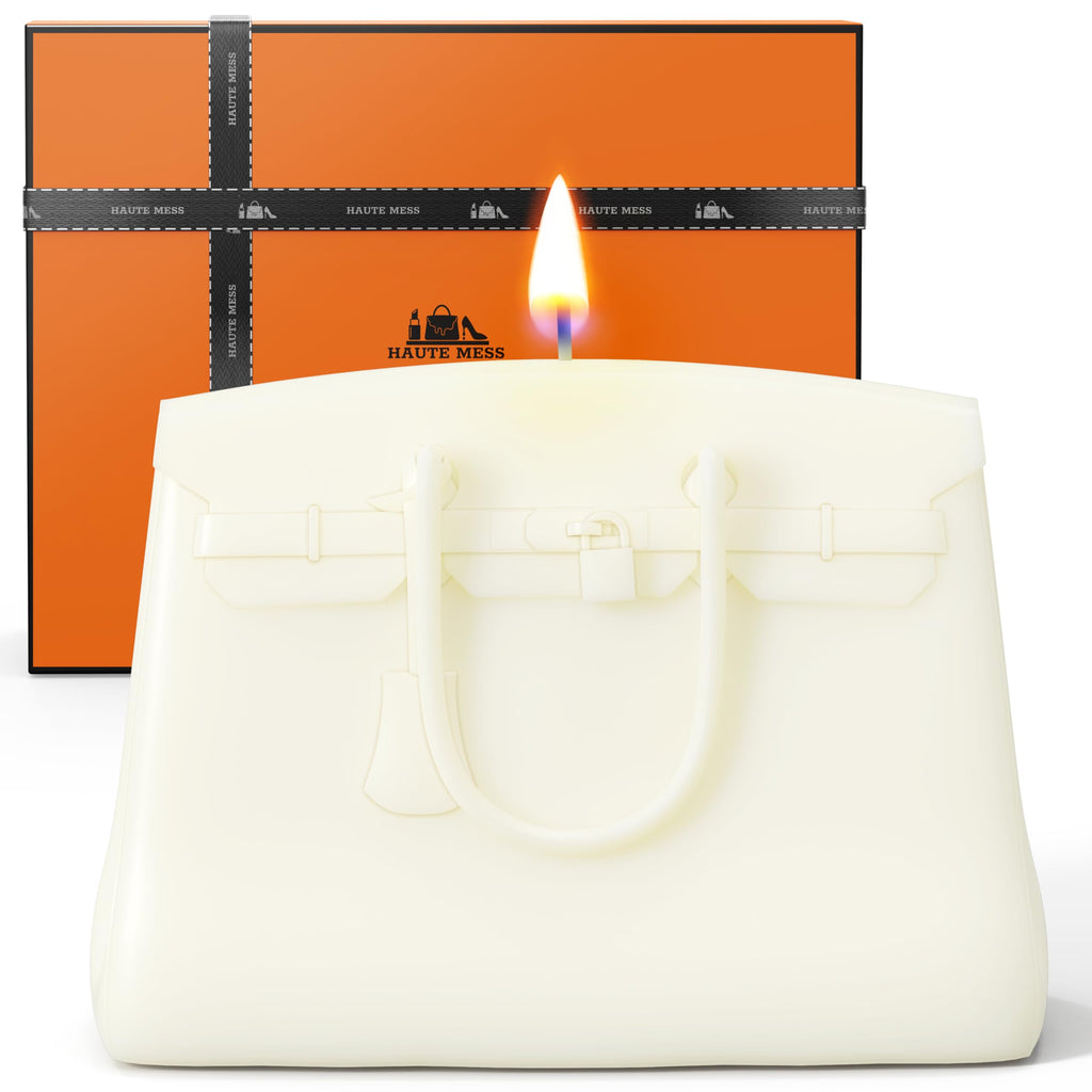 Handbag Candle in GiftBox - Air Wax - Designer-Inspired Luxury Gifts for Women - Birthday Gift for Women - Unique Gift for Her - Bougie Gifts for Girlfriend - Luxury Home Decor