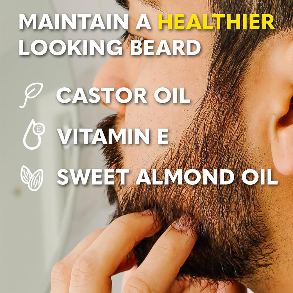The Beard Club Beard Kit for Men - Grooming & Care Kit - Cedar & Sandalwood Oil, Cedar Balm, Shampoo, Brush, Comb, Trimming Scissors, Straight Edge Razor - Gift Set