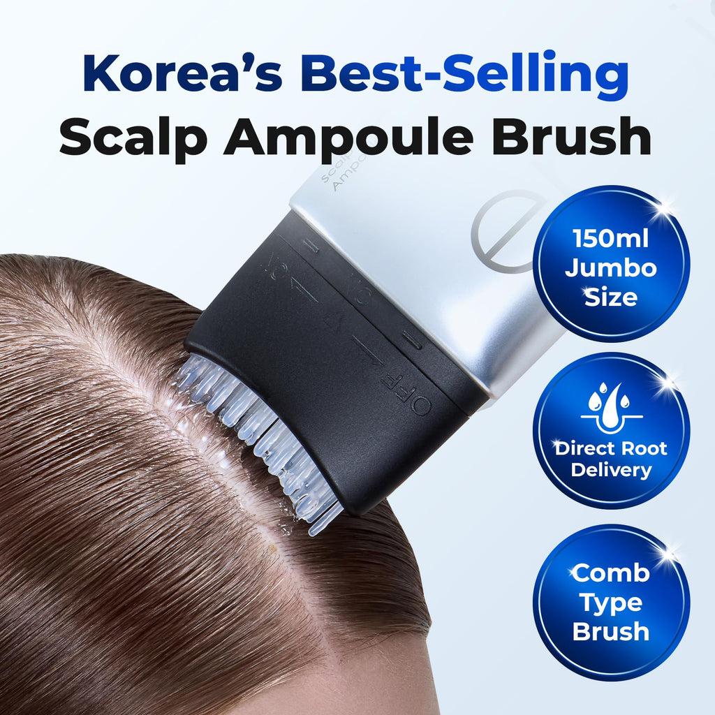 EPAIS Scalp Boosting Serum, Comb Applicator Scalp Ampoule with 38 Brush Tips, Clinically Tested Dandruff & Flake Reduction, Biome PDRN Exosome, Korean Hair Care, 5.07 fl.oz.
