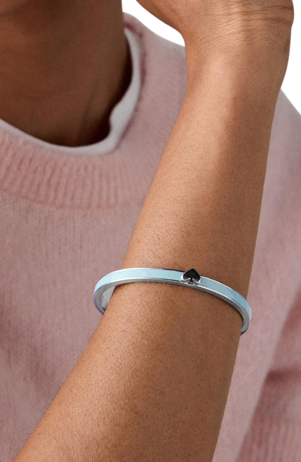 kate spade new york Everyday Spade Thin Enamel Bangle