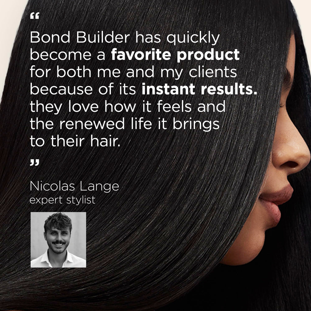 Maria Nila Bond Builder Leave-In Hair Repair Treatment – Strengthens Damaged Hair, Helps Repair Broken Hair Bonds, Reduces Breakage & Frizz, Heat Protectant up to 450°F, Vegan & Color Safe, 5.1 fl oz