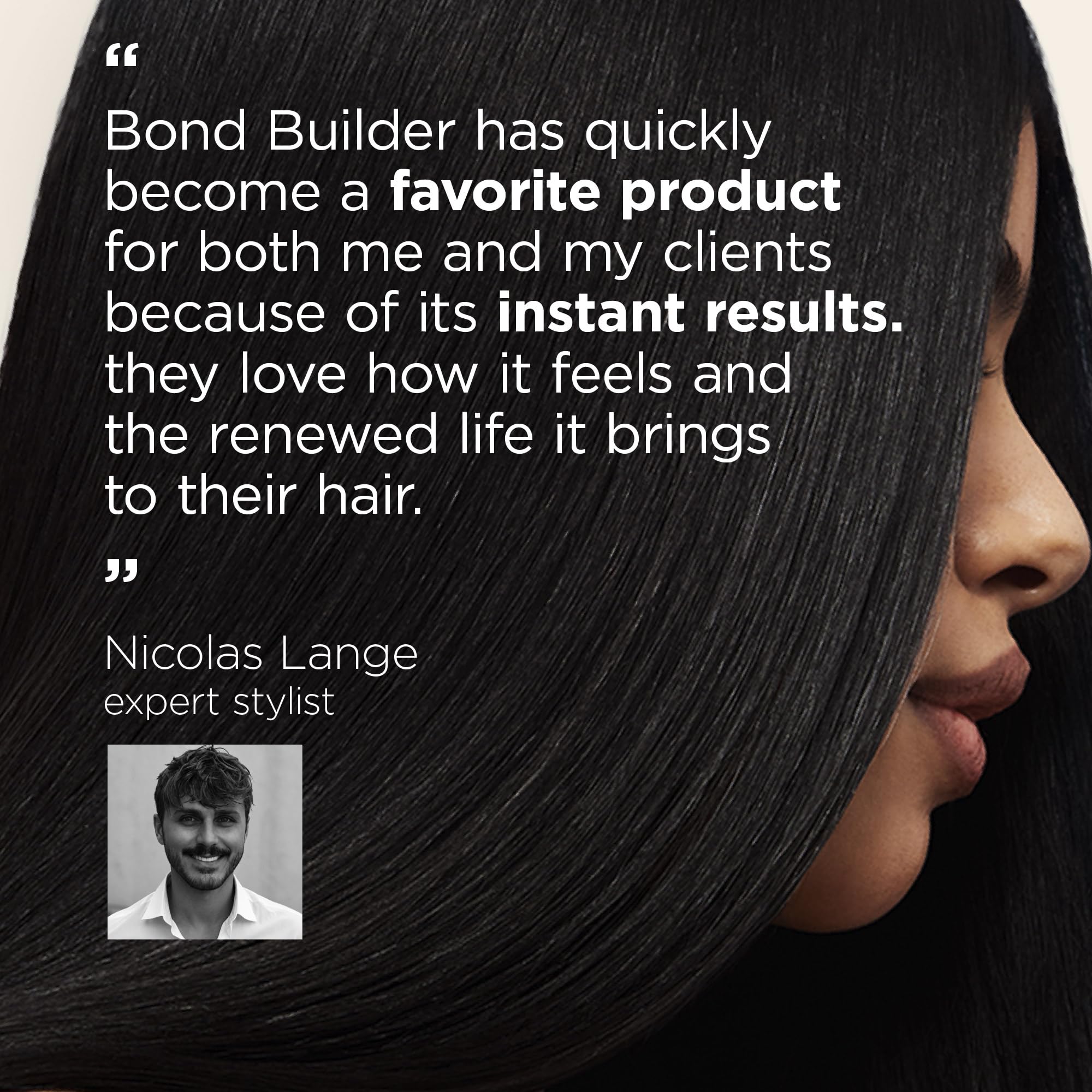 Maria Nila Bond Builder Leave-In Hair Repair Treatment – Strengthens Damaged Hair, Helps Repair Broken Hair Bonds, Reduces Breakage & Frizz, Heat Protectant up to 450°F, Vegan & Color Safe, 5.1 fl oz