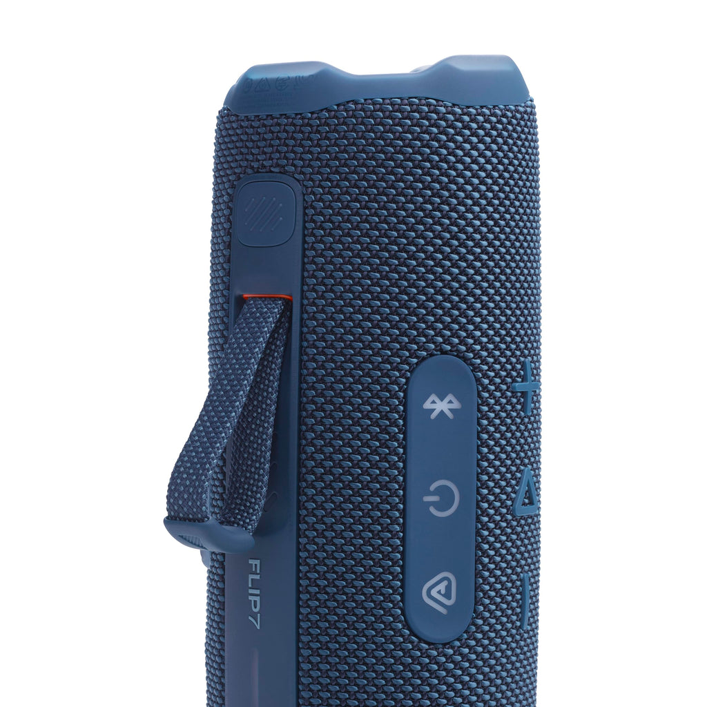 JBL Flip 7 - Portable Waterproof and Drop-Proof Speaker, Bold JBL Pro Sound with AI Boost, 16Hrs of Playtime, and PushLock System with Interchangeable Accessories (Blue)