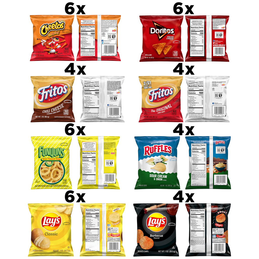 Frito-Lay SPPPOA040120 Variety Pack, Party Mix, 40 Count